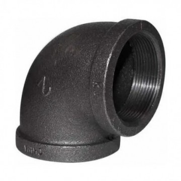 CODO 90º HEMBRA NEGRO DE 3"