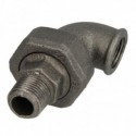 RACOR CODO M-H NEGRO DE /