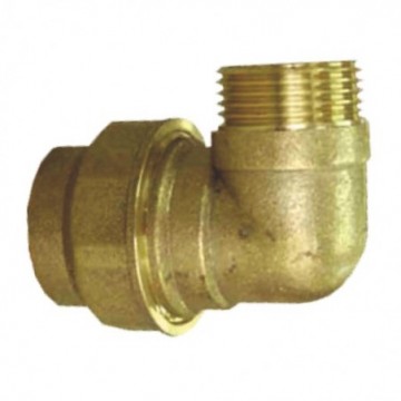 RACOR CODO LATON M-H DE 1"