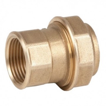 RACOR LATON ROSCADO H-H DE 4"